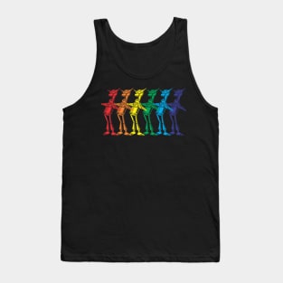 Tin Woodman Reverse Rainbow Repeat Lineup Tank Top